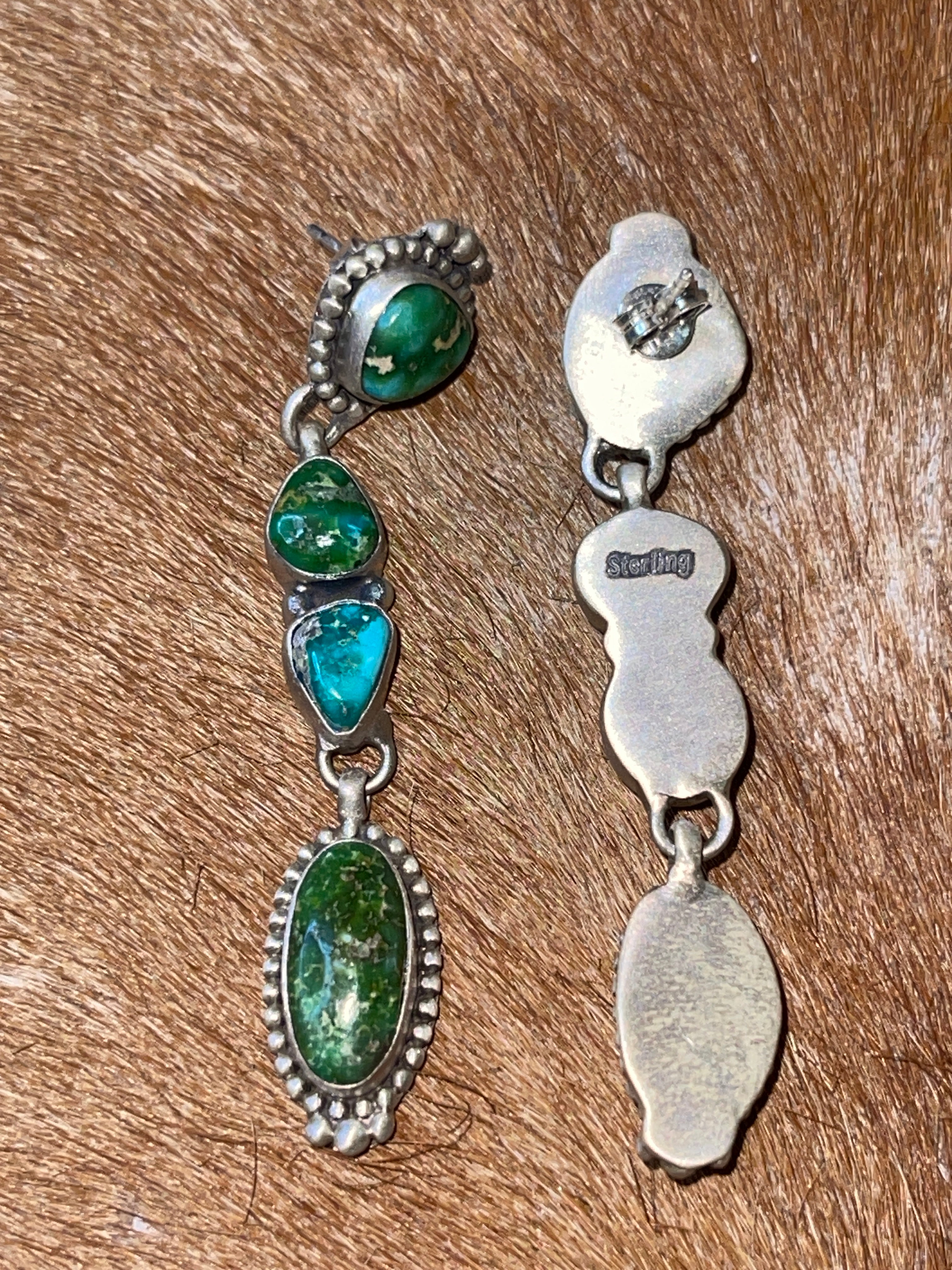 Sonoran Gold Sterling Silver Dangle Earrings