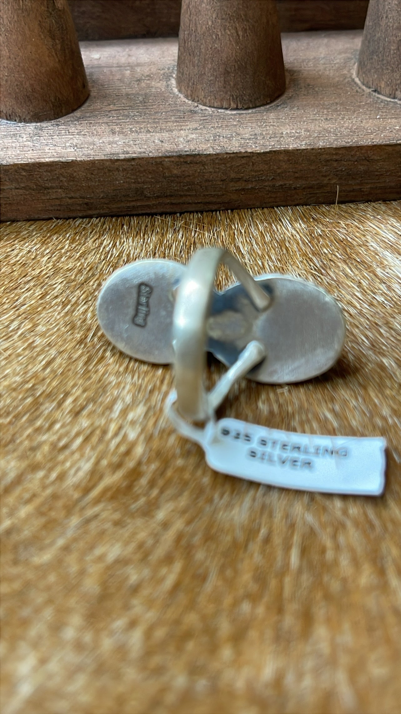 White Buffalo size 8 Ring