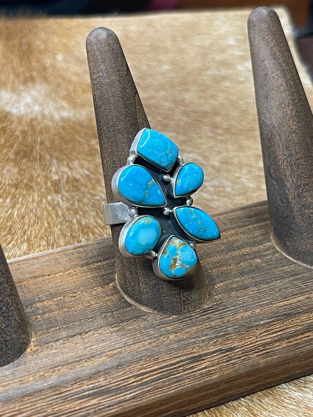 Sterling Silver Blue Ridge Adjustable Ring
