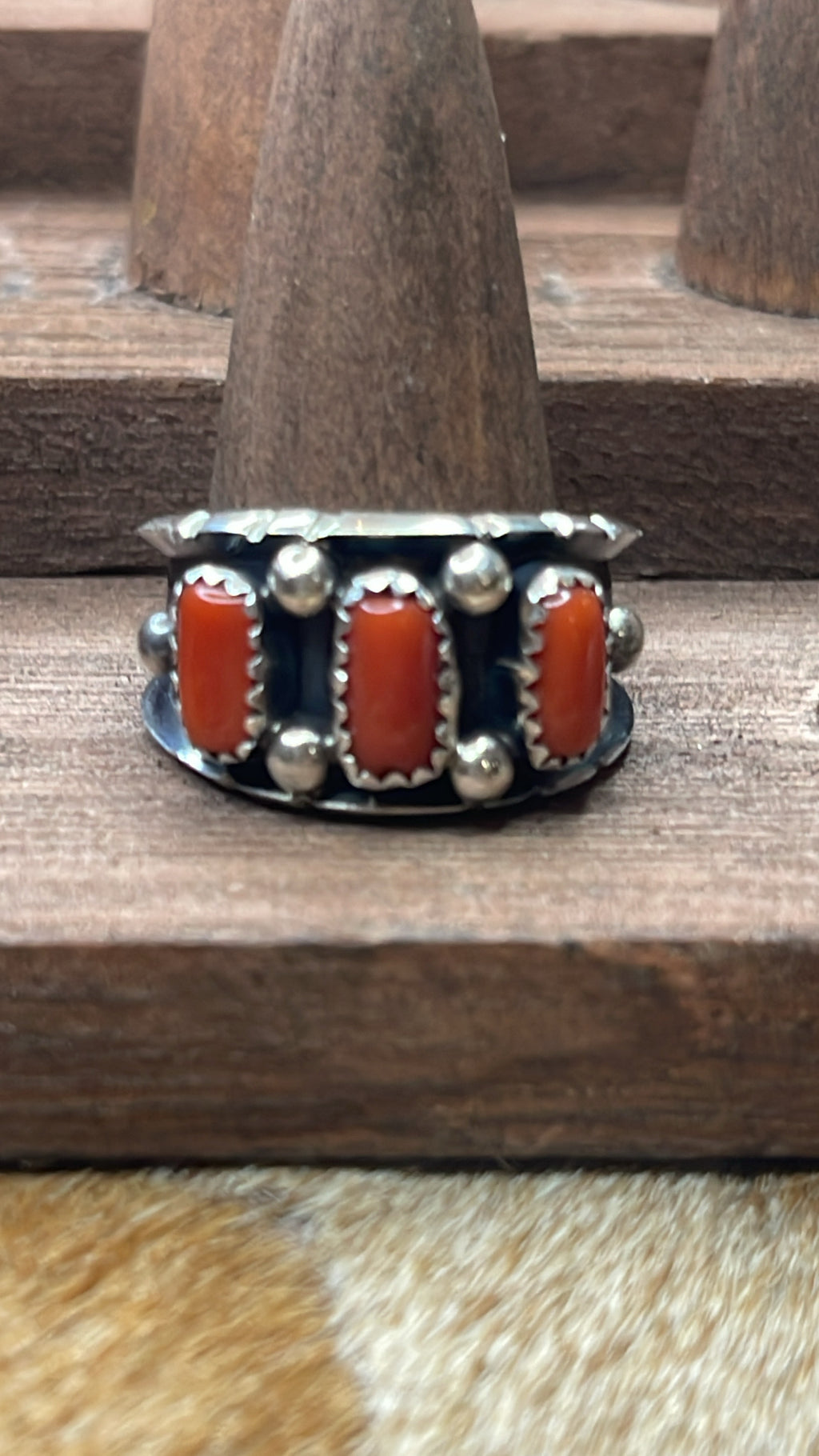 Reed Charlie Coral Ring