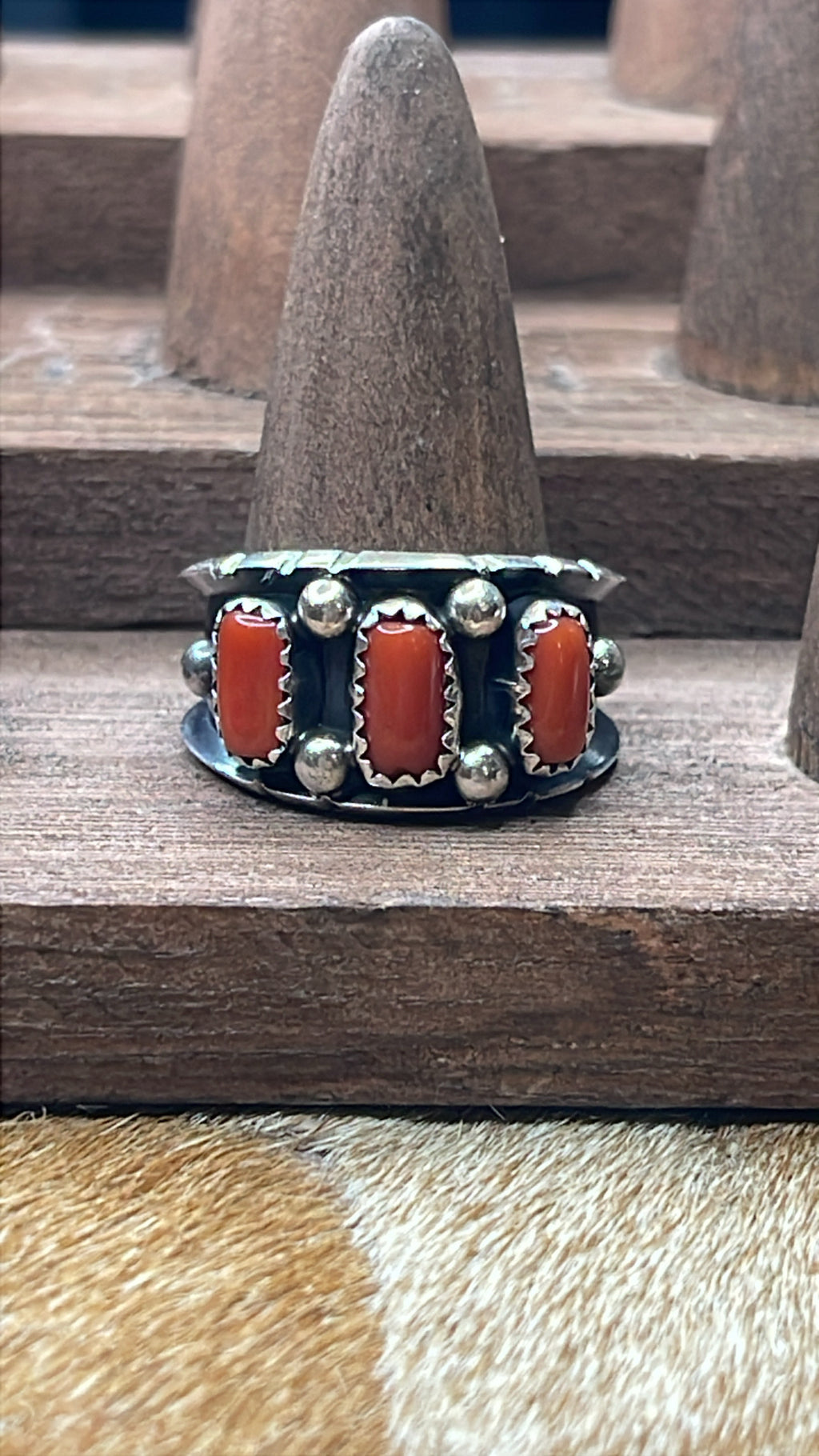 Reed Charlie Coral Ring