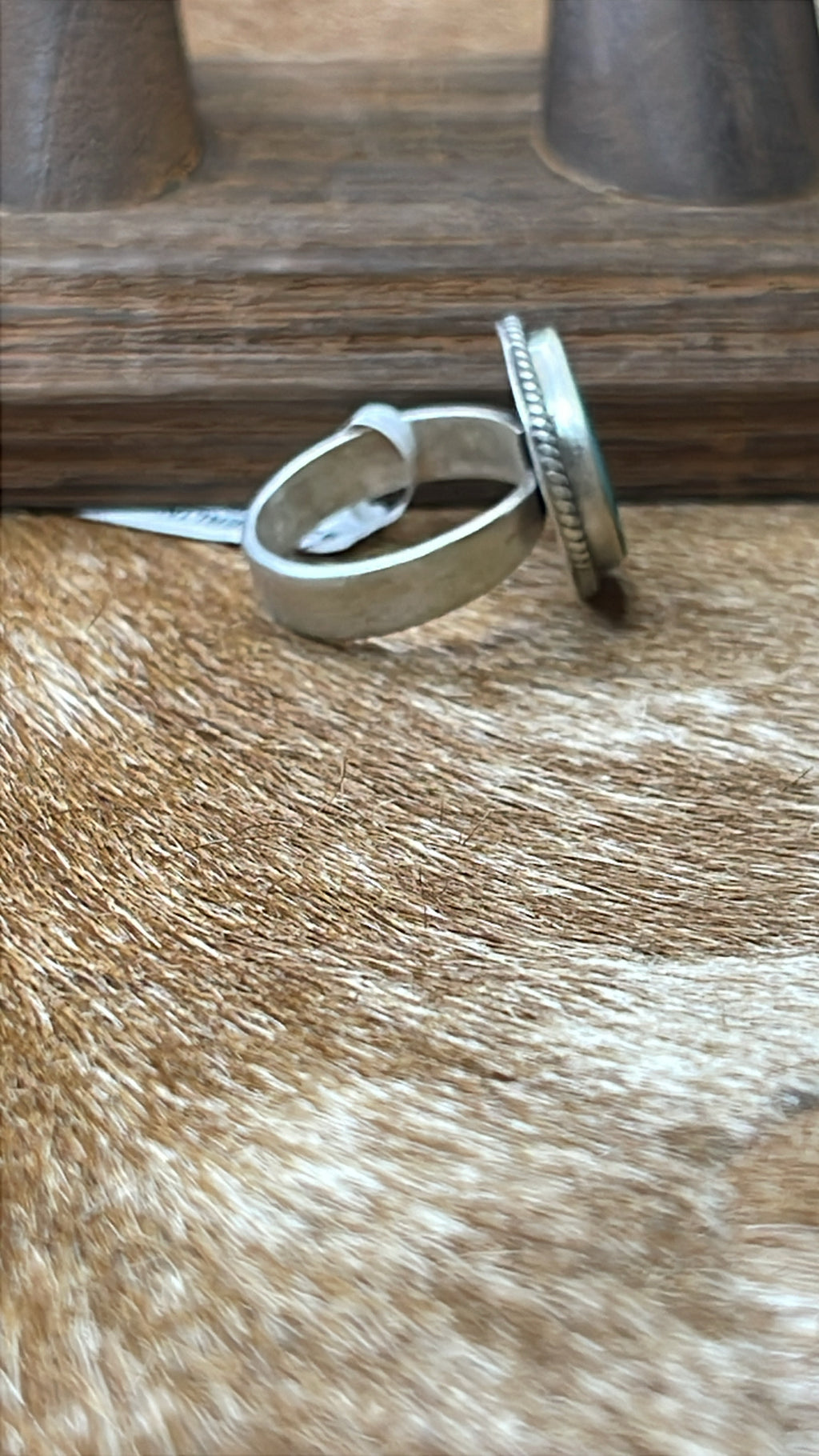 Kingman Turquoise Adjustable Ring