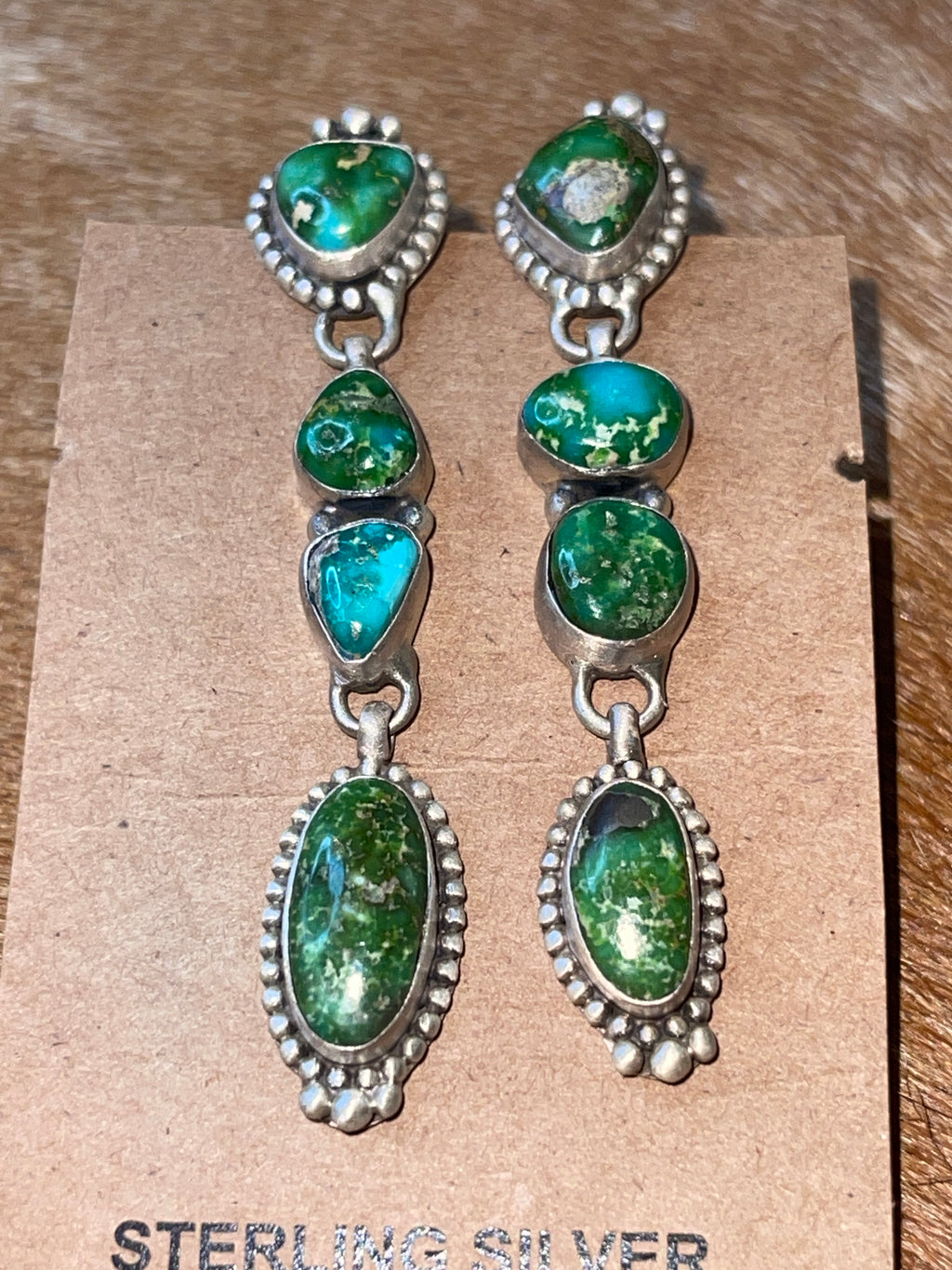 Sonoran Gold Sterling Silver Dangle Earrings