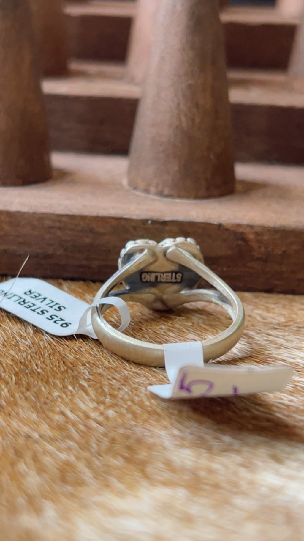 Palomino Heart Ring, Size 7.5