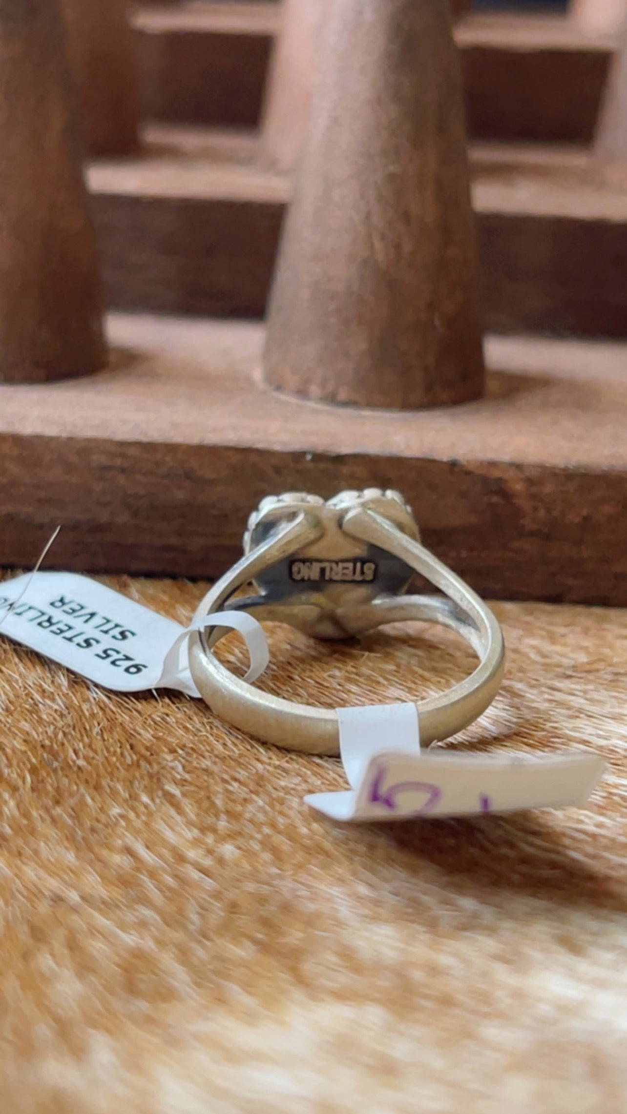 Palomino Heart Ring, Size 7.5