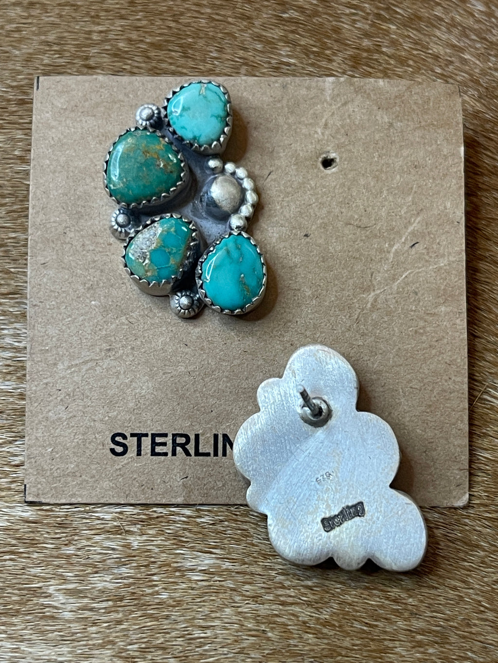 Emerald Valley Cluster Stud Earrings