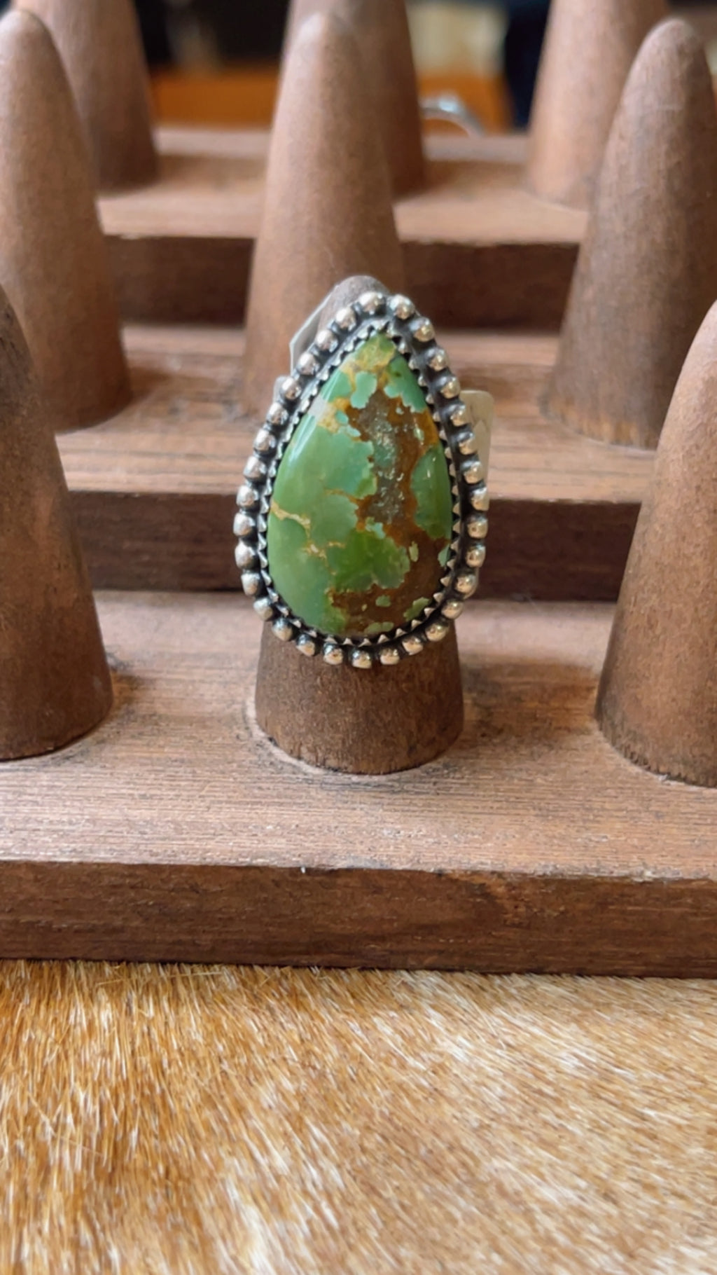 Sonoran Gold Turquoise Ring size 5.5