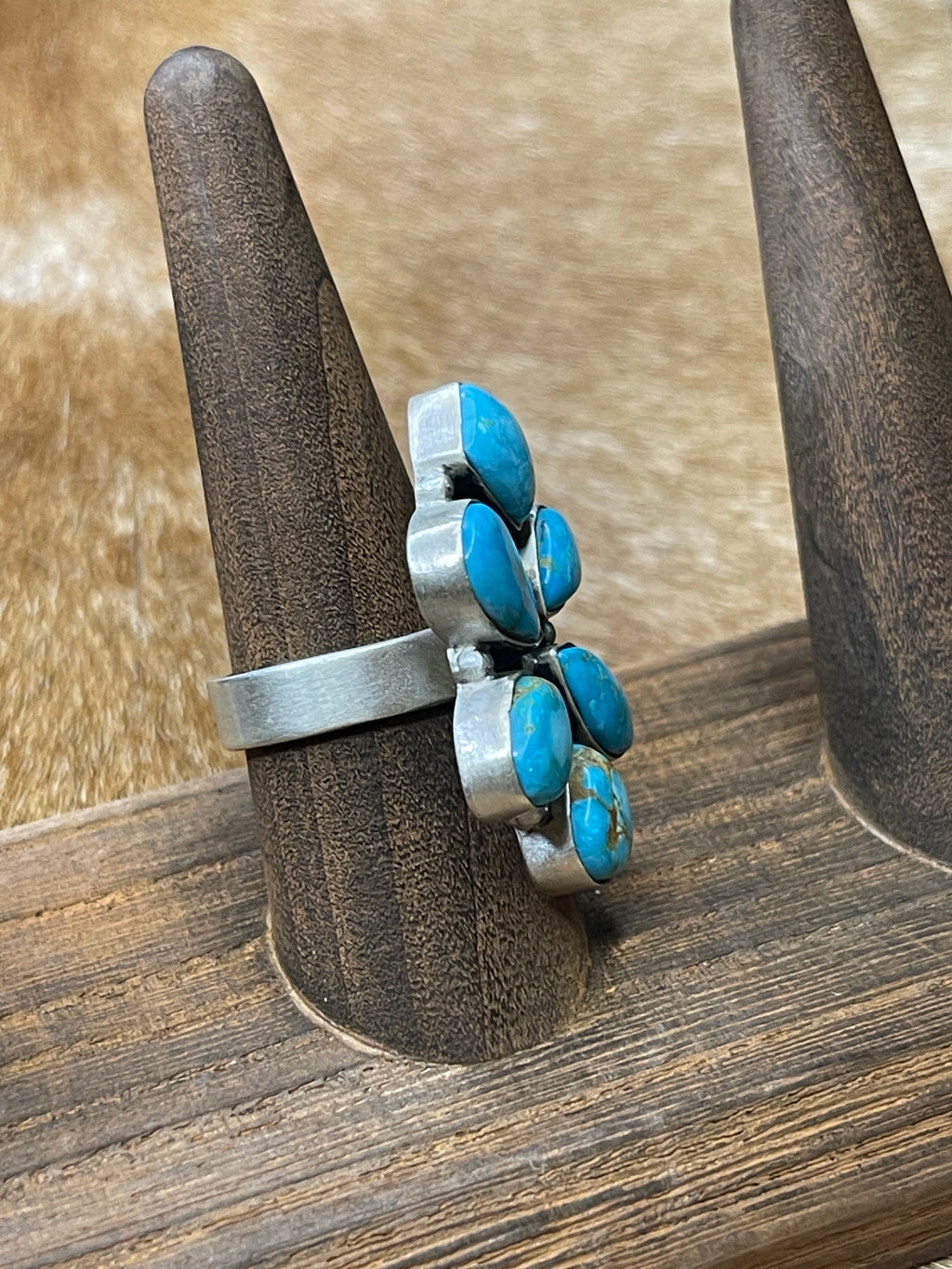 Sterling Silver Blue Ridge Adjustable Ring