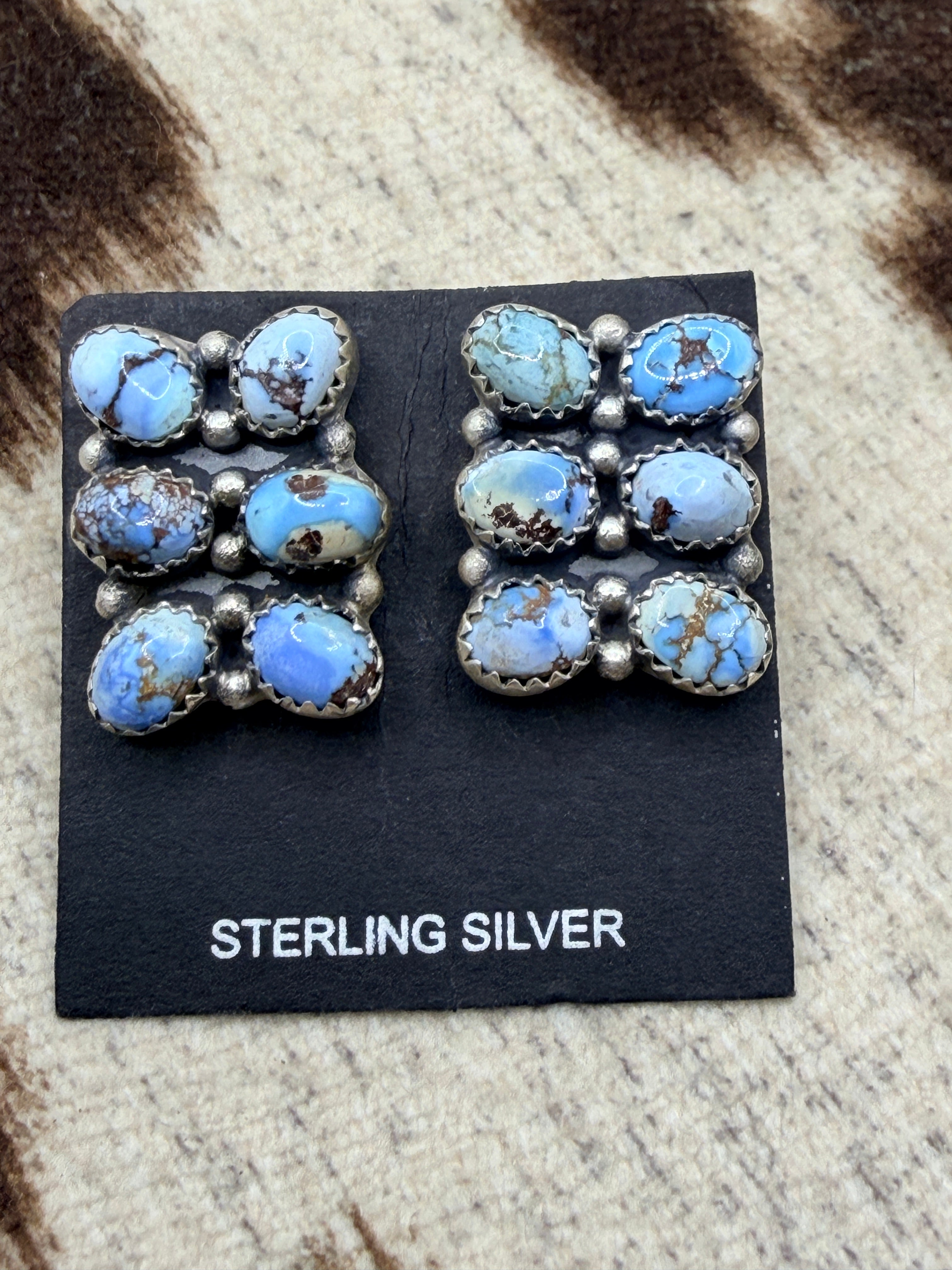 Golden Hills Sterling Silver Earrings
