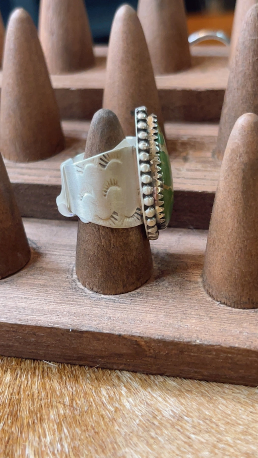 Sonoran Gold Turquoise Ring size 5.5