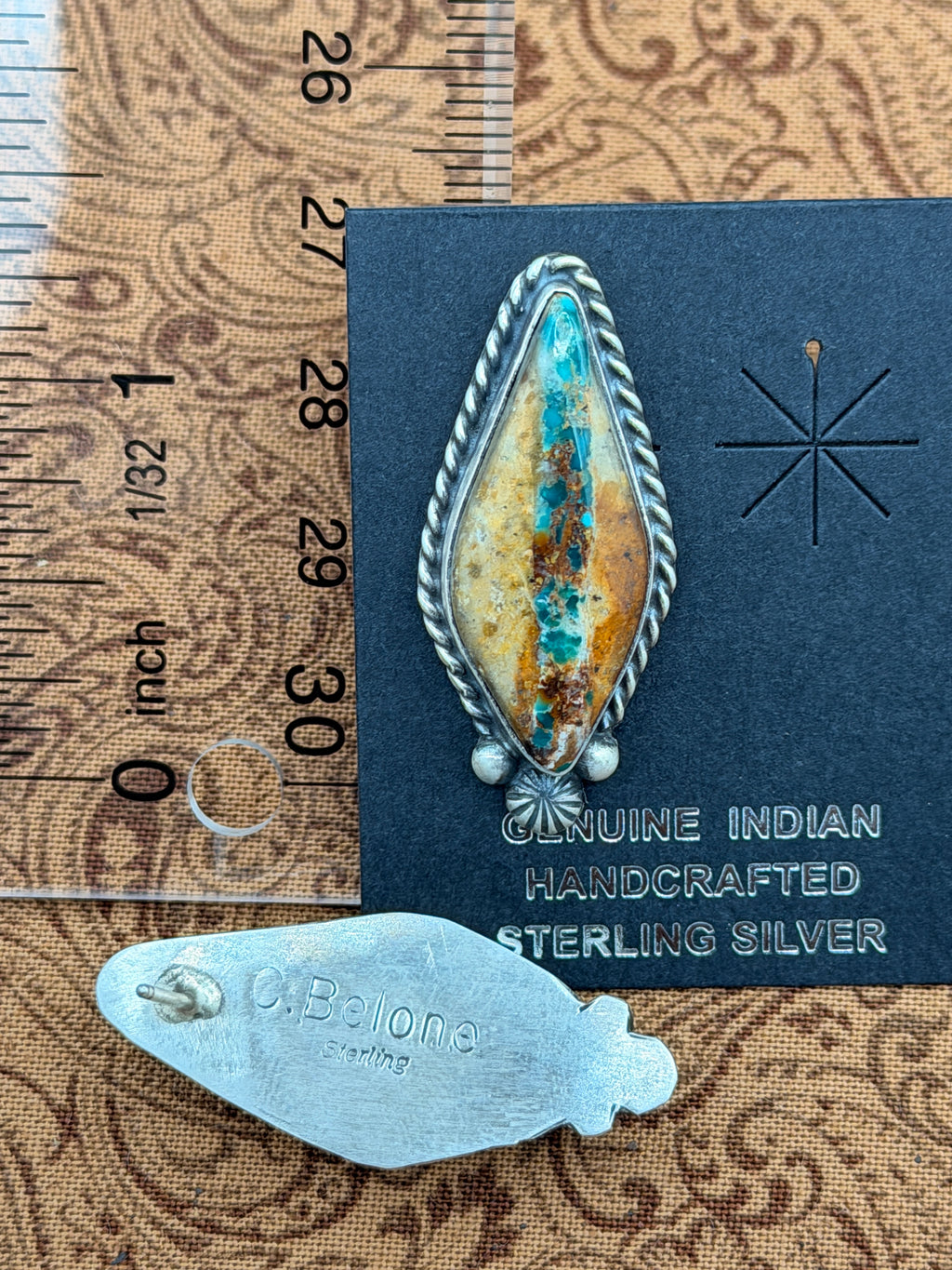Chasity Belone, Royston Ribbon Stud Earrings, Native Made