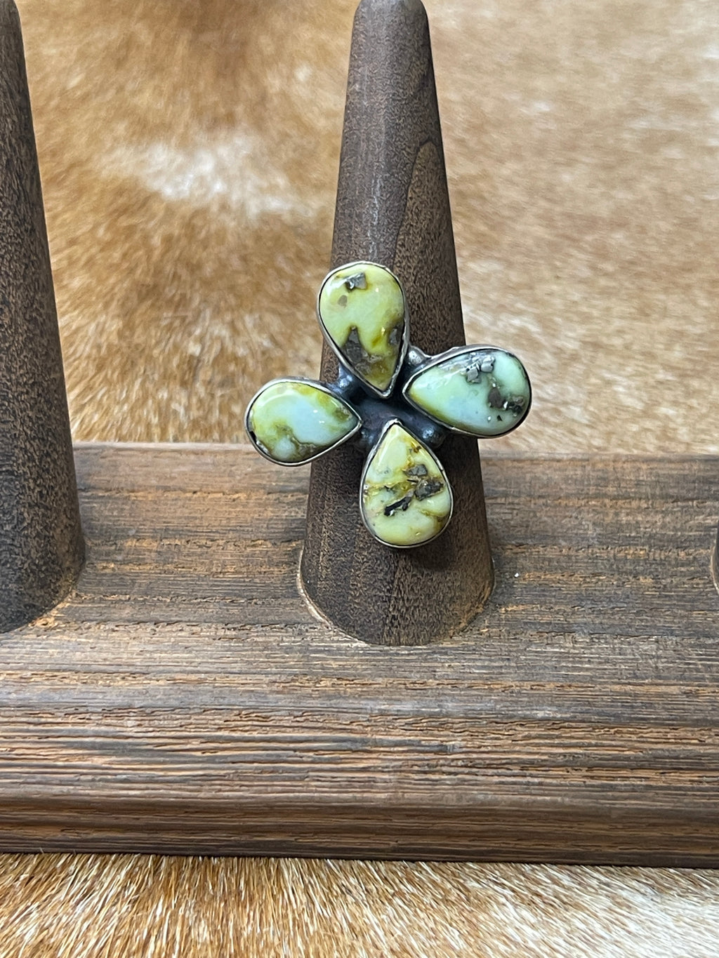 Palomino Four Stone Adjustable Ring