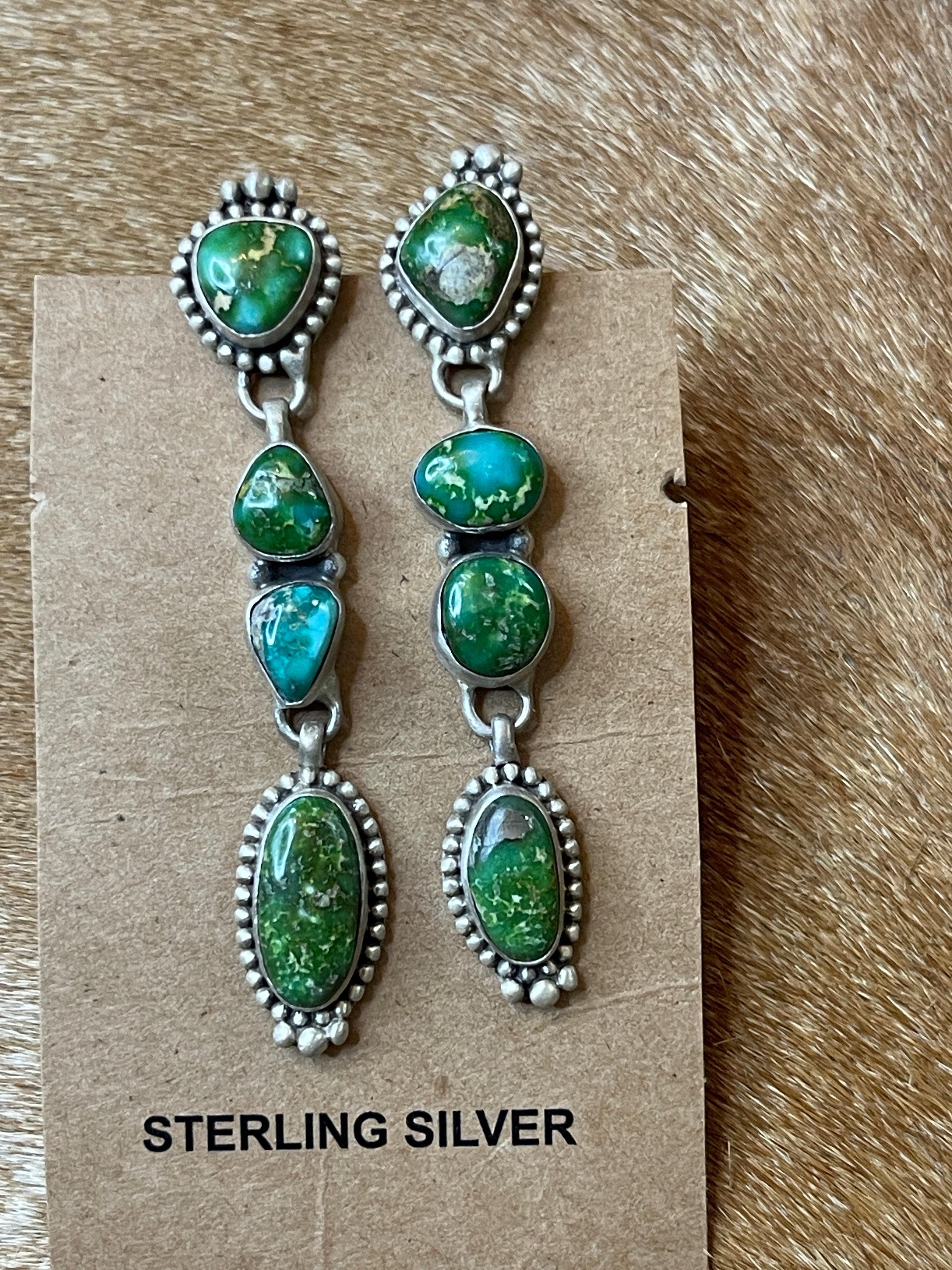Sonoran Gold Sterling Silver Dangle Earrings