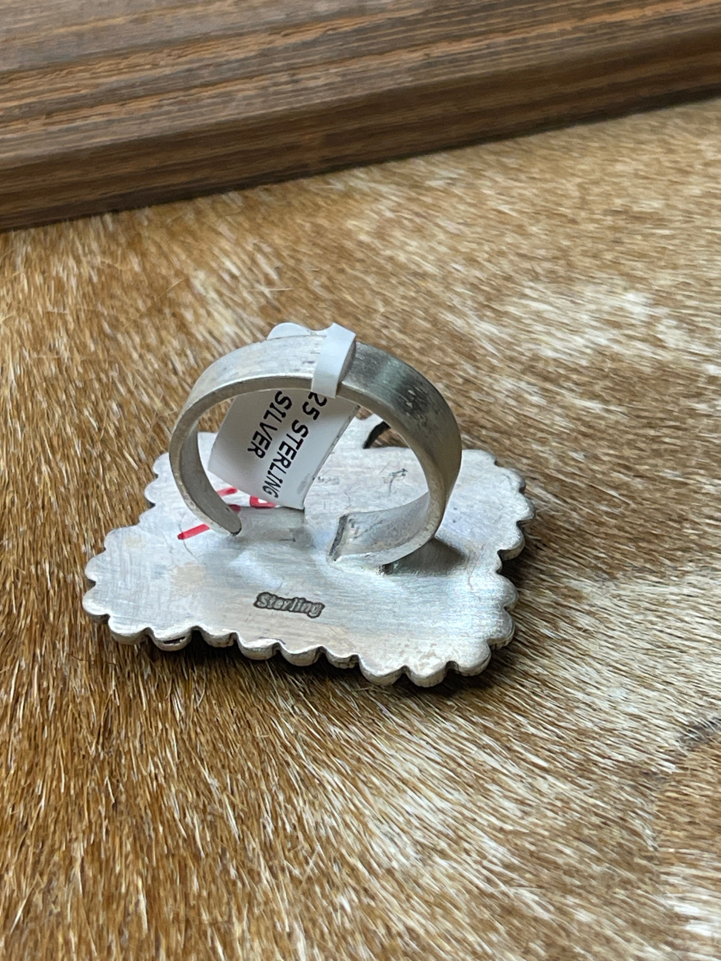 Purple Mojave Adjustable Butterfly Ring