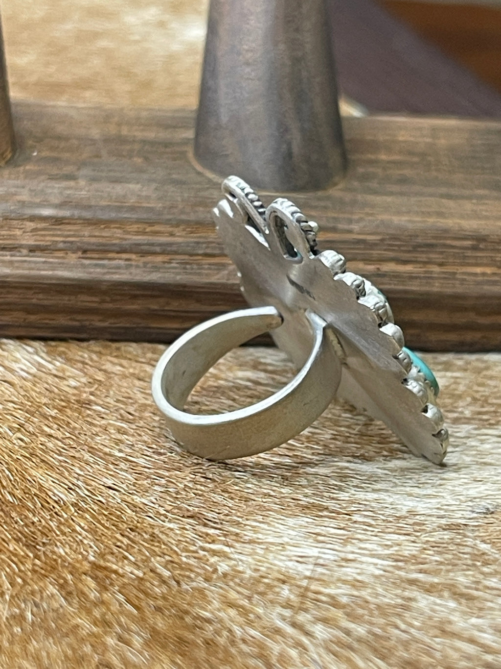 Mohave Turquoise Butterfly Ring