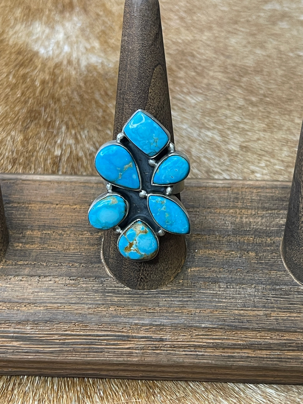 Sterling Silver Blue Ridge Adjustable Ring