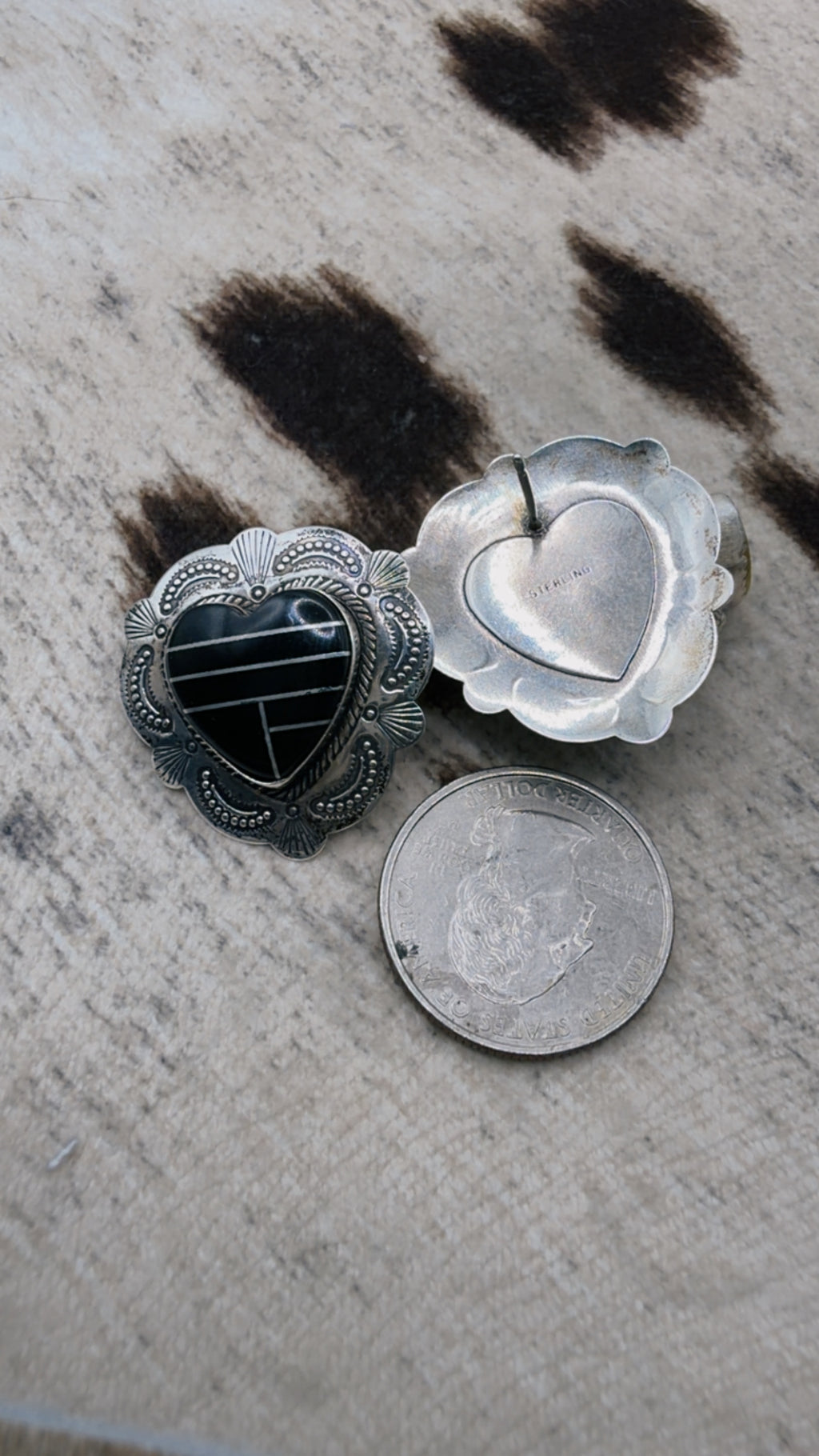 Sterling Silver Onyx Stud Earrings