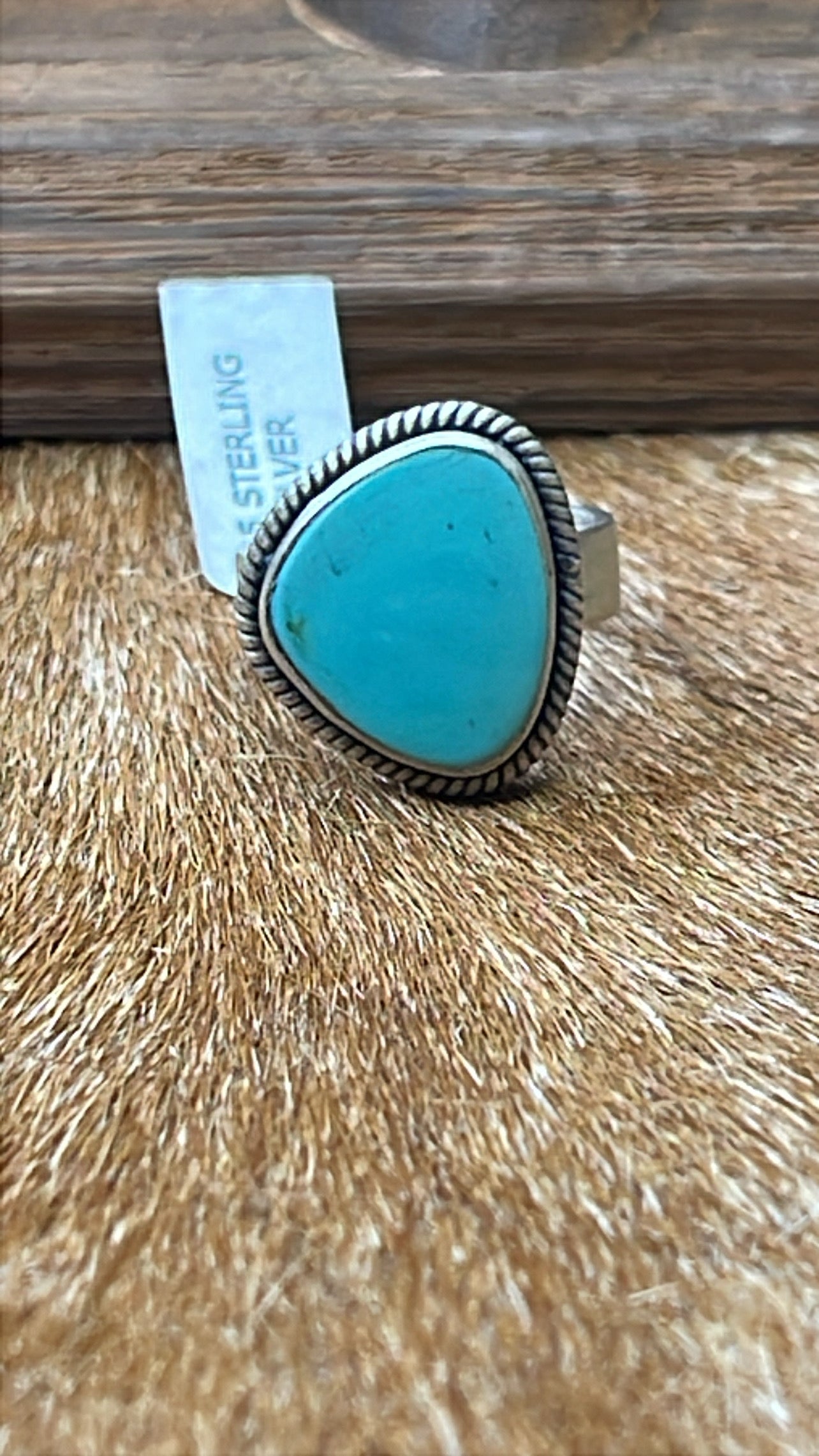 Sterling Opal Adjustable Ring