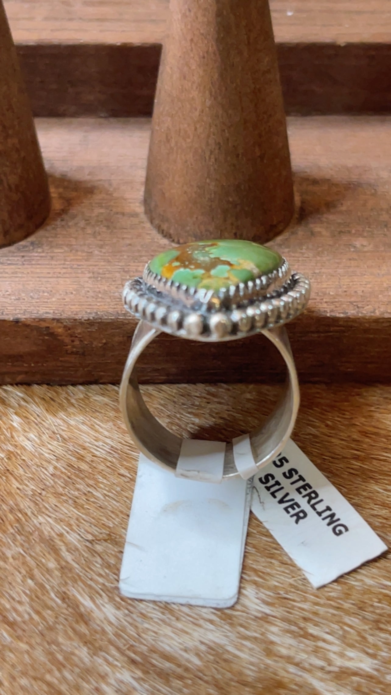 Sonoran Gold Turquoise Ring size 5.5