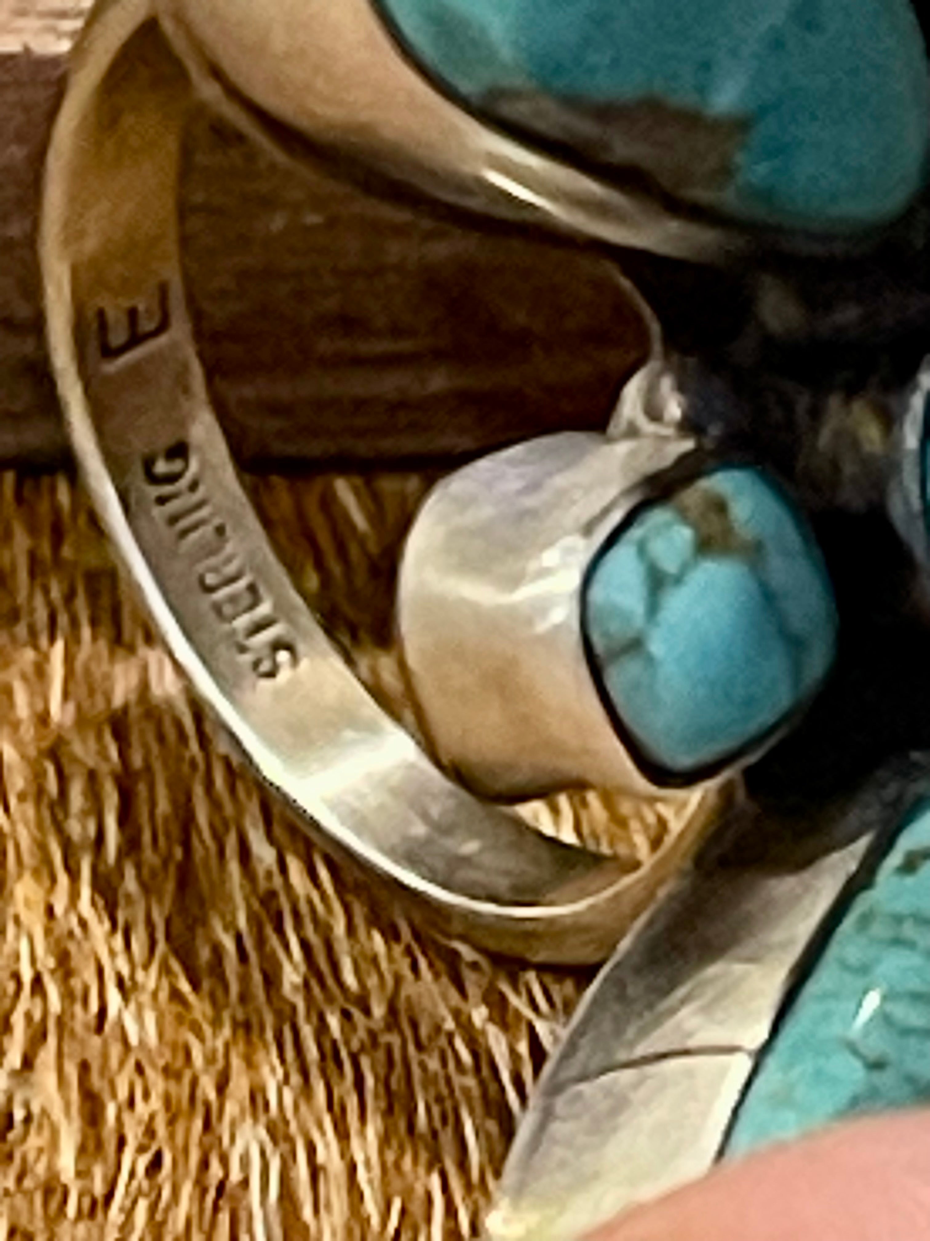 Eli Skeets Butterfly Mixed Turquoise Ring