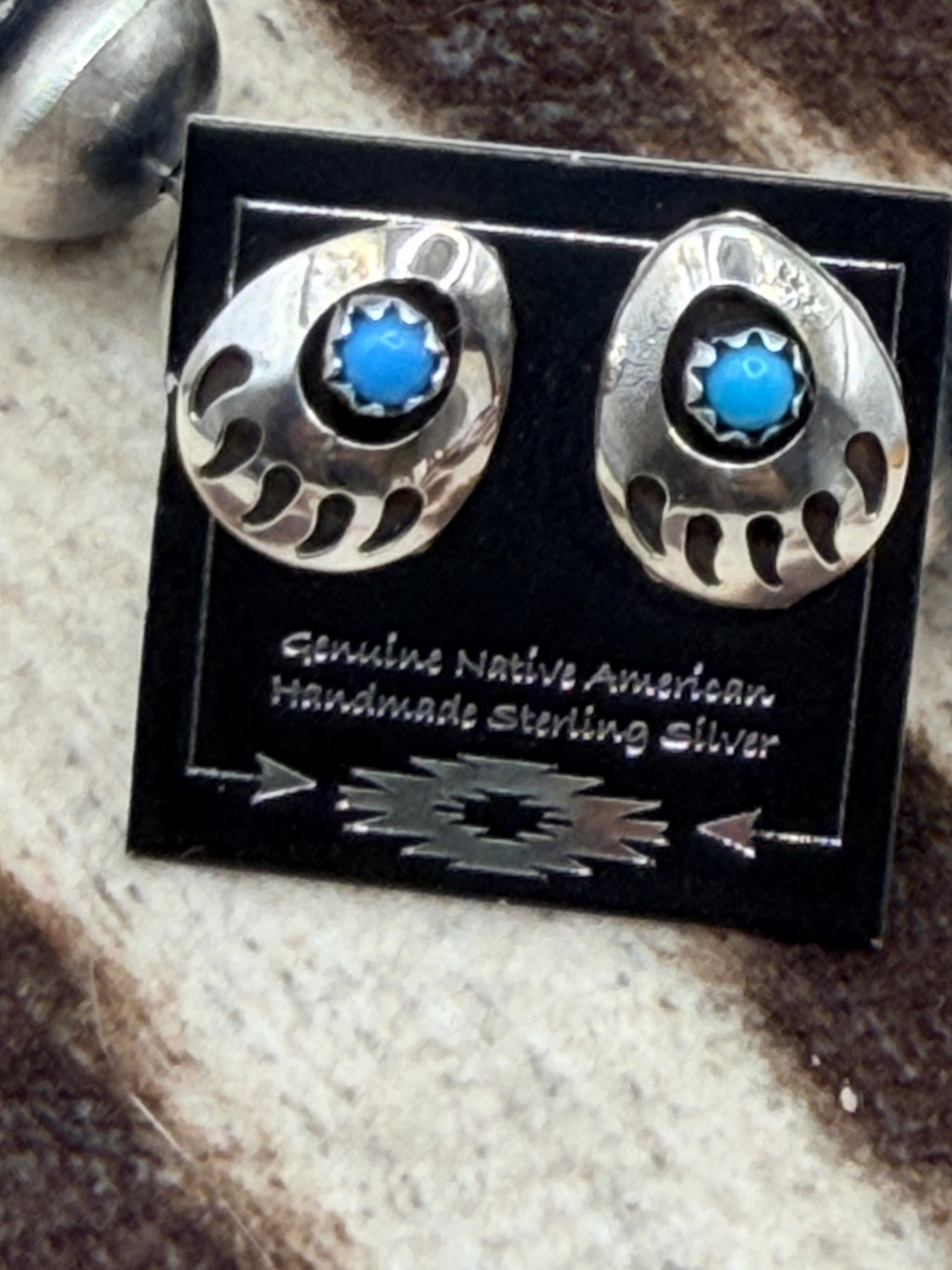 Turquoise Studs Native Made