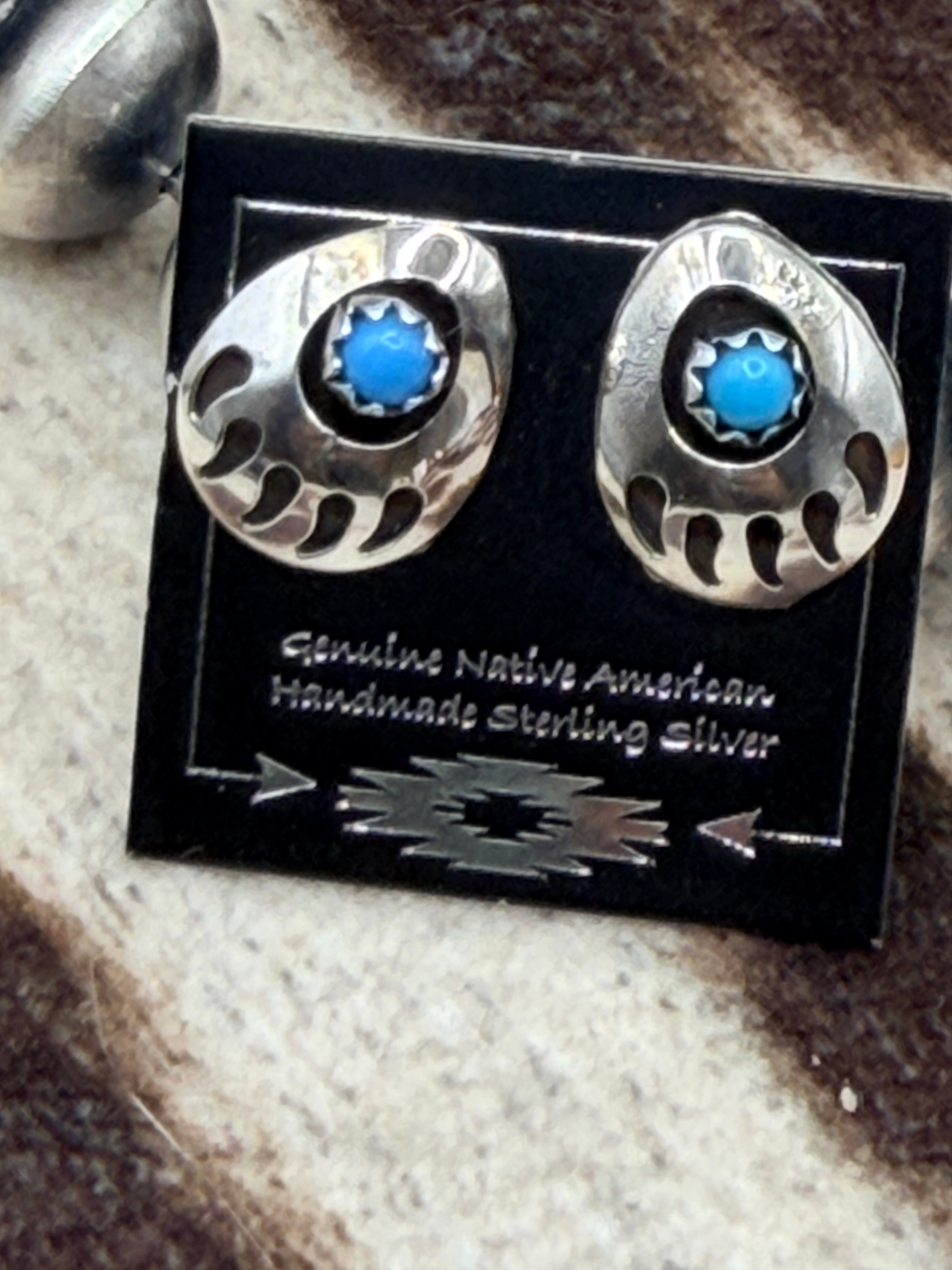Turquoise Studs Native Made