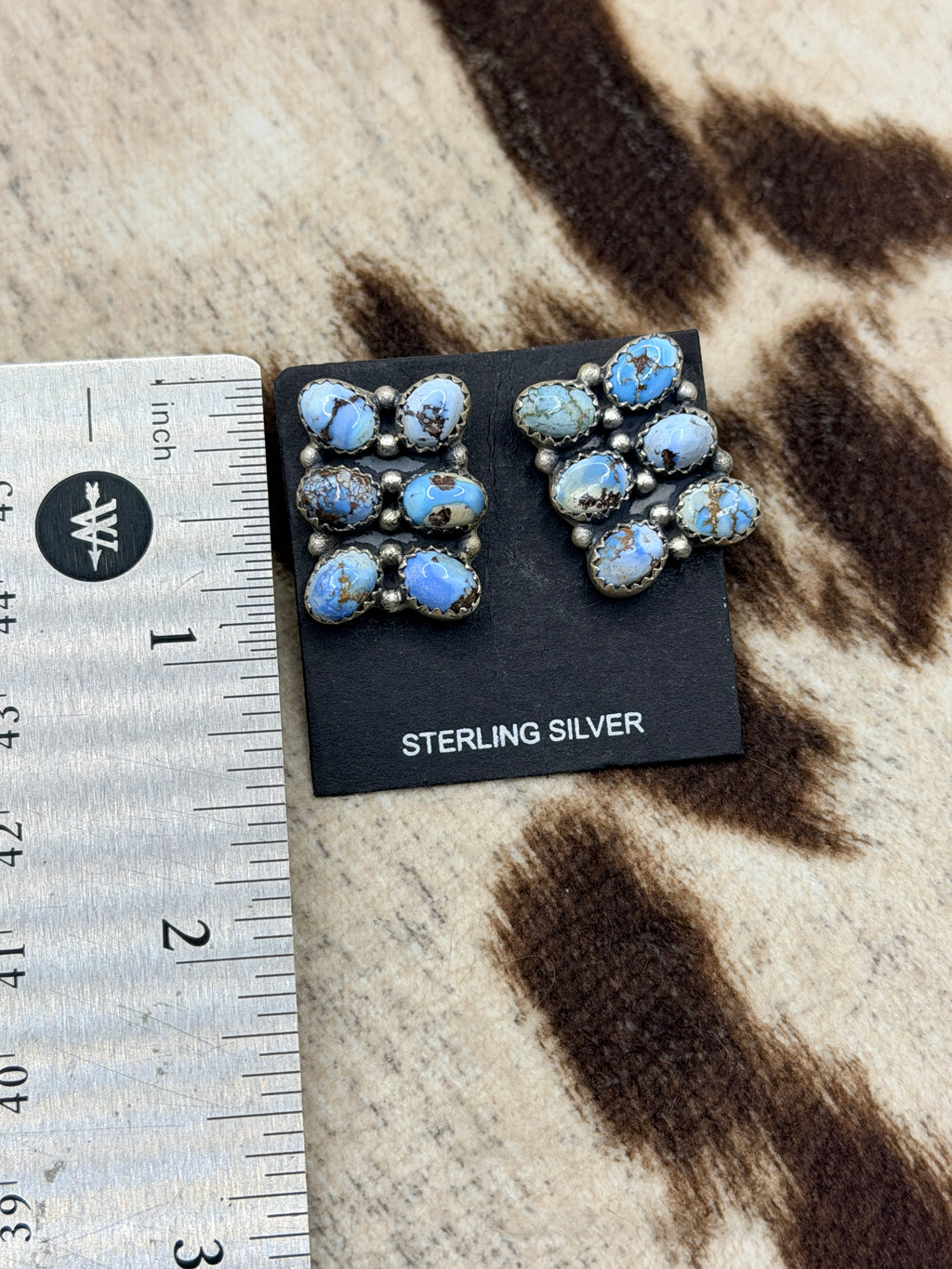 Golden Hills Sterling Silver Earrings
