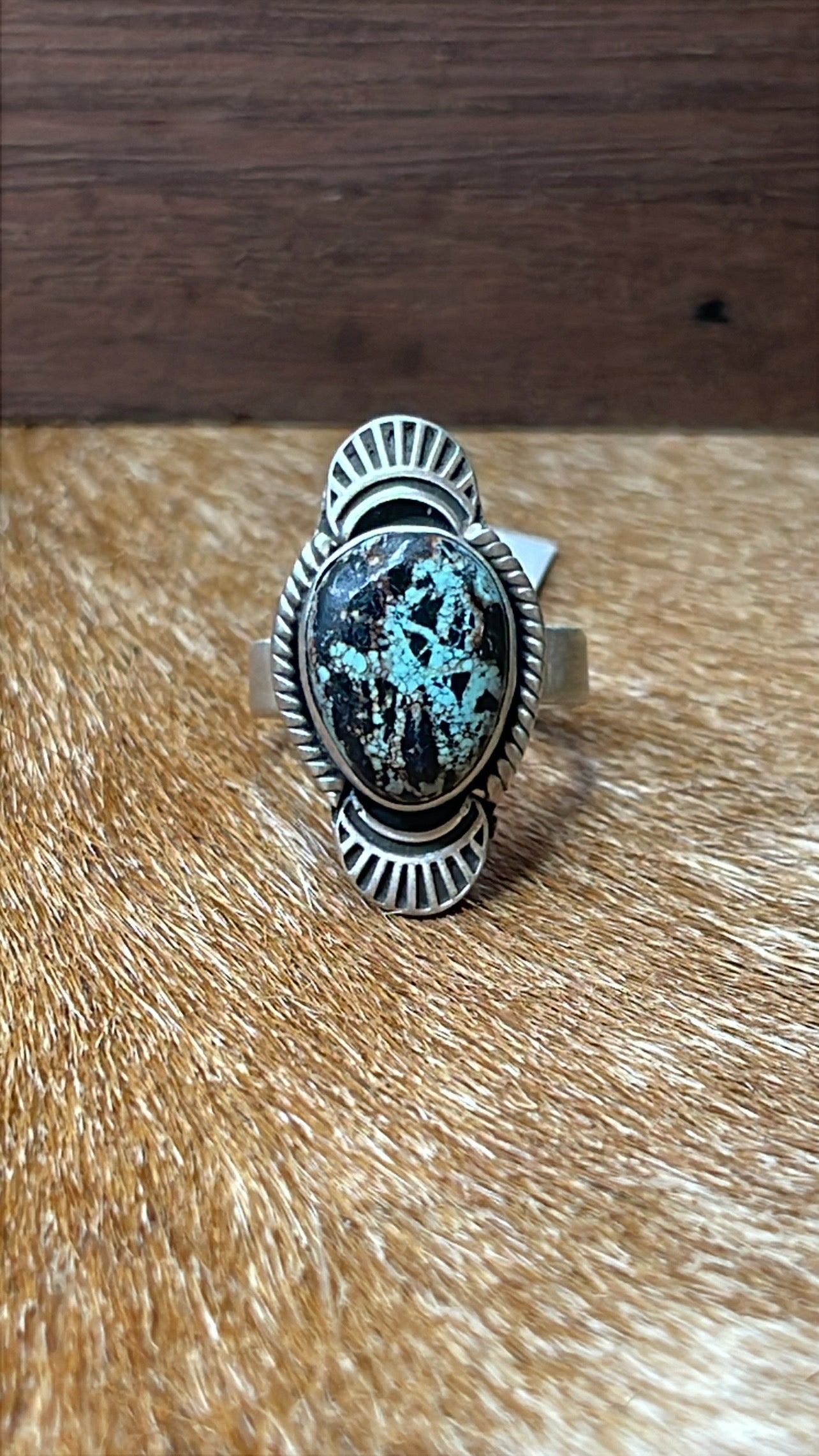 Black Jack Adjustable Ring