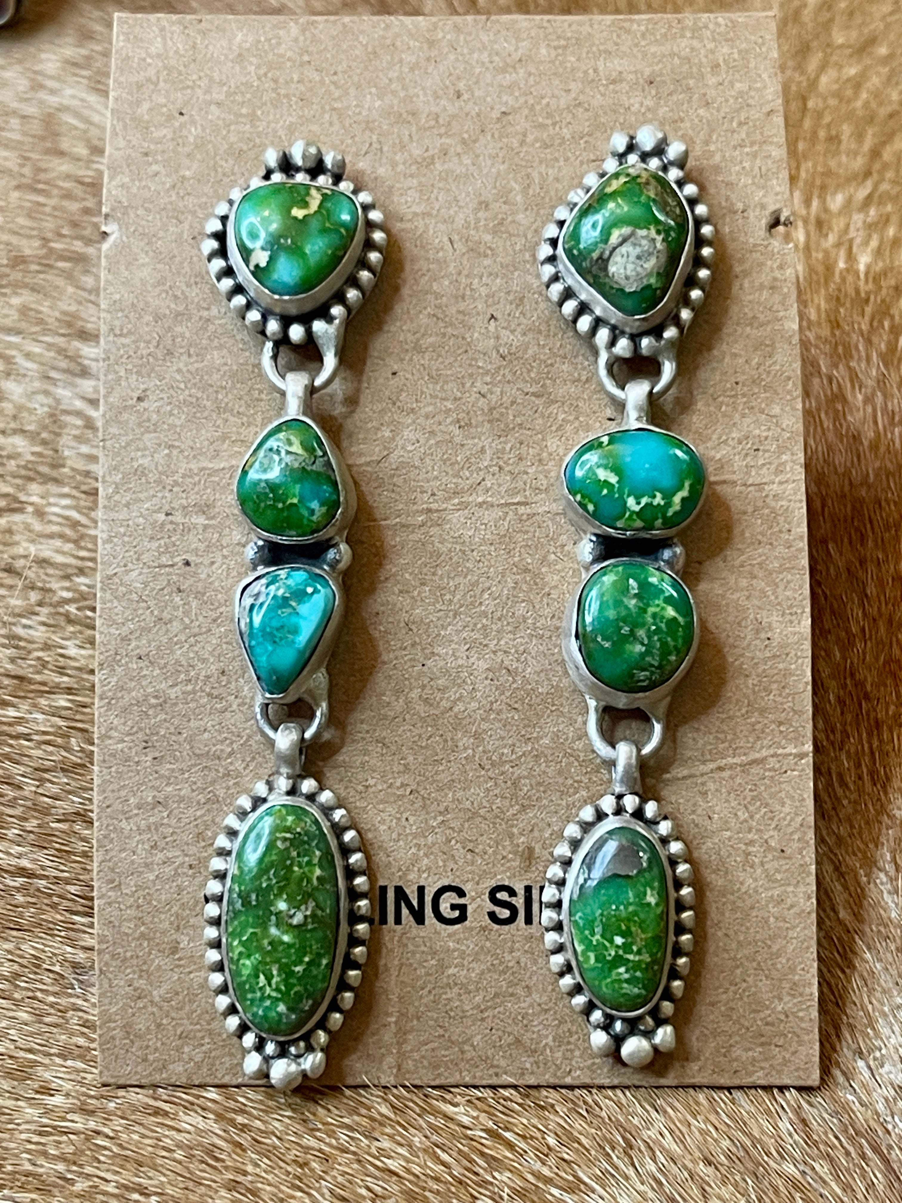 Sonoran Gold Sterling Silver Dangle Earrings