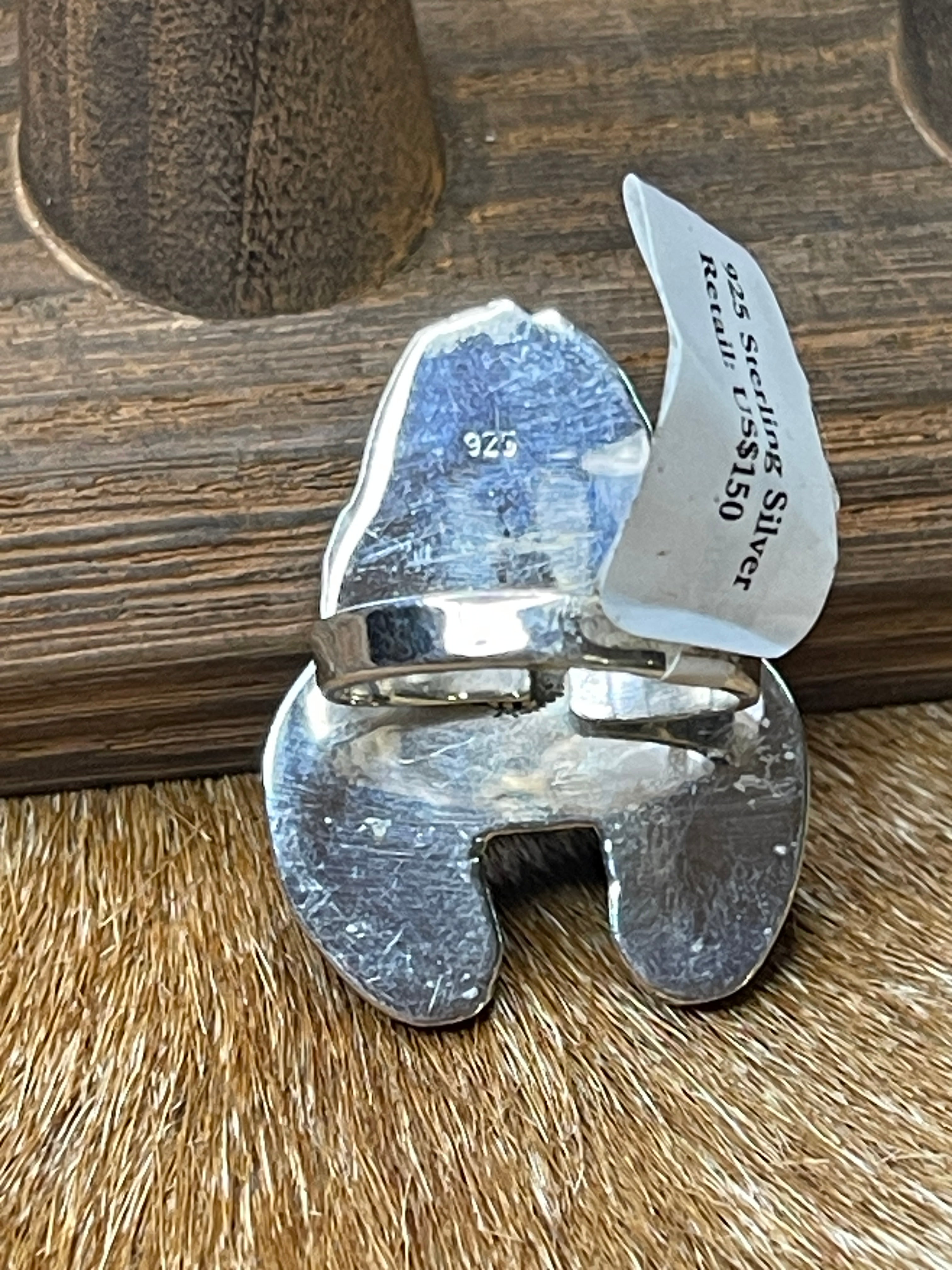 Turquoise Steer Head Ring