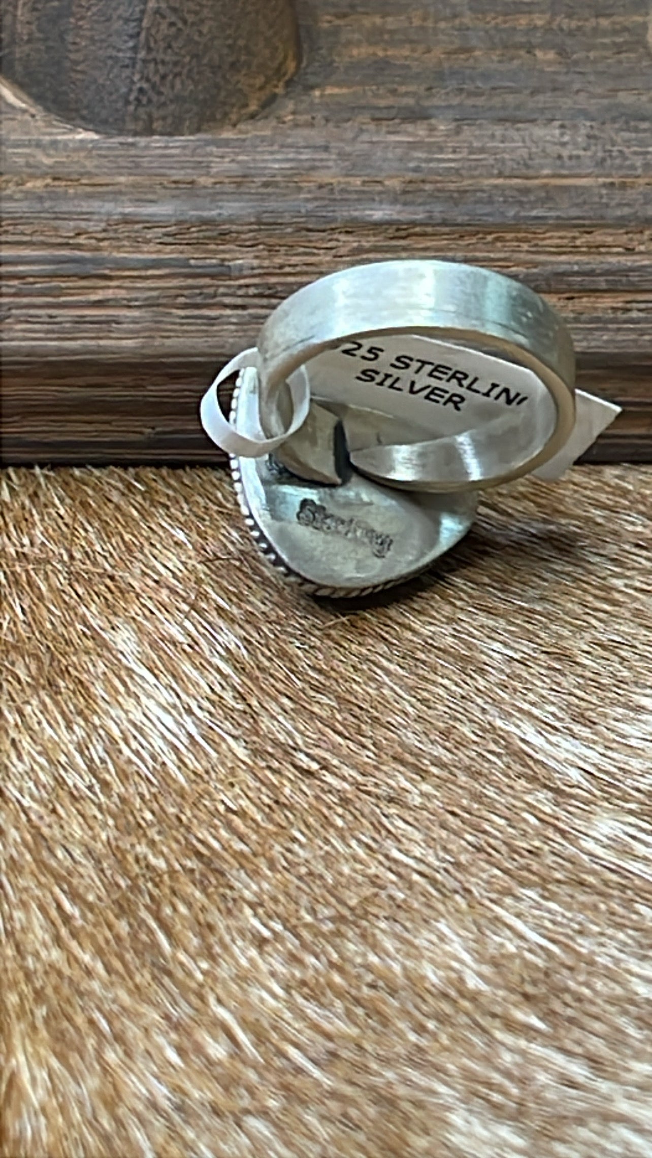 Kingman Turquoise Adjustable Ring